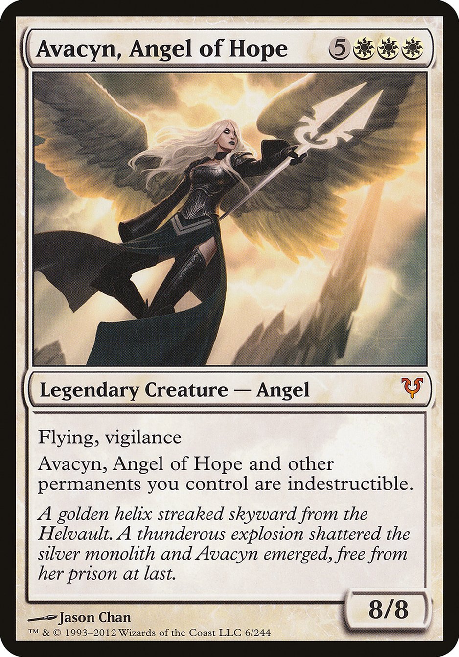 Avacyn, Angel of Hope (Oversized) [Open the Helvault] | Boutique FDB TCG