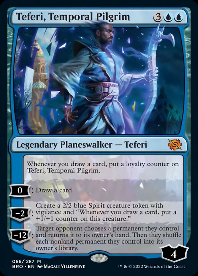 Teferi, Temporal Pilgrim [The Brothers' War] | Boutique FDB TCG