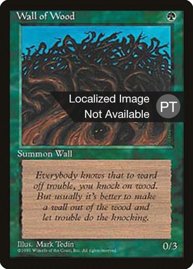 Wall of Wood [Fourth Edition (Foreign Black Border)] | Boutique FDB TCG