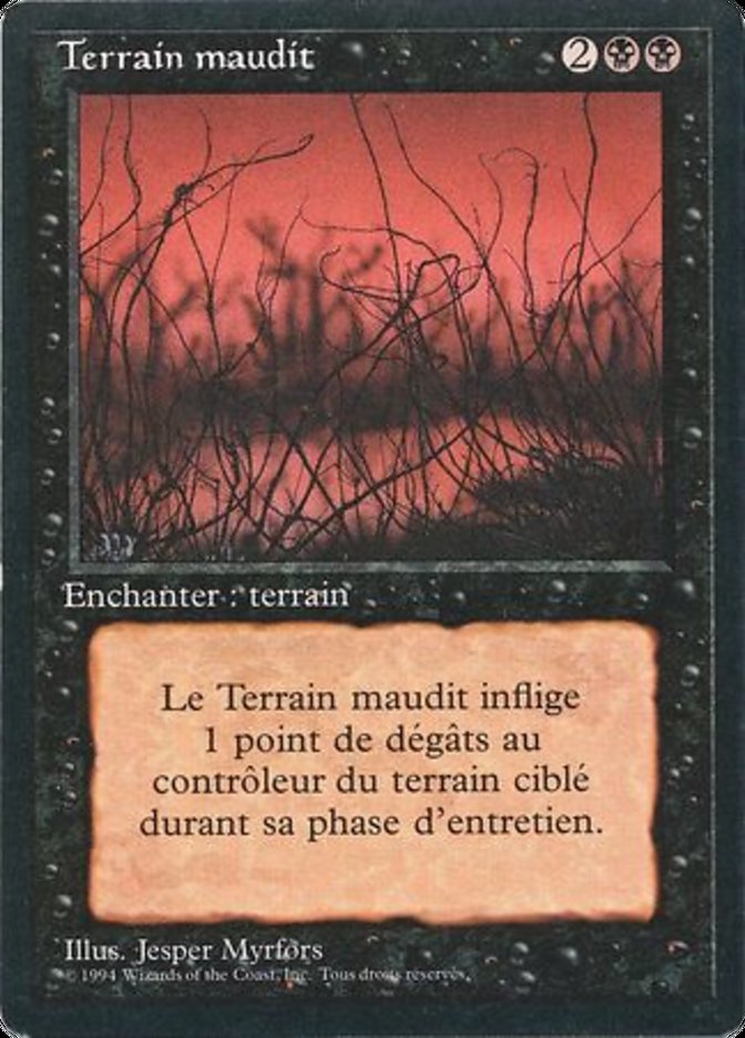 Cursed Land [Foreign Black Border] | Boutique FDB TCG