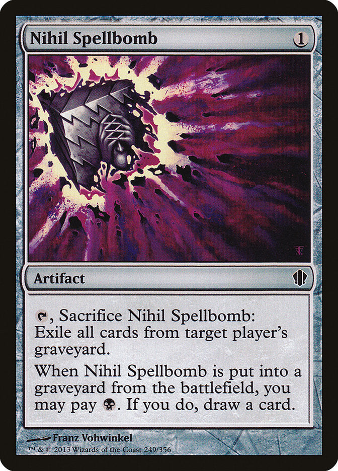 Nihil Spellbomb [Commander 2013] | Boutique FDB TCG