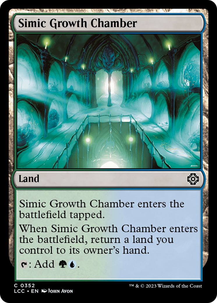 Simic Growth Chamber [The Lost Caverns of Ixalan Commander] | Boutique FDB TCG