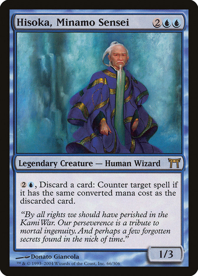 Hisoka, Minamo Sensei [Champions of Kamigawa] | Boutique FDB TCG