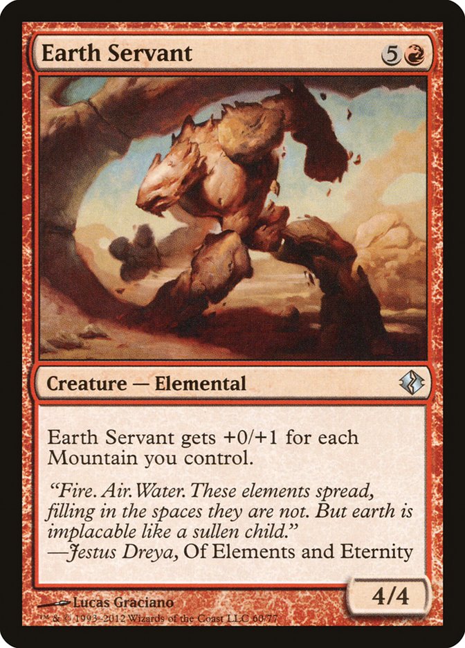 Earth Servant [Duel Decks: Venser vs. Koth] | Boutique FDB TCG