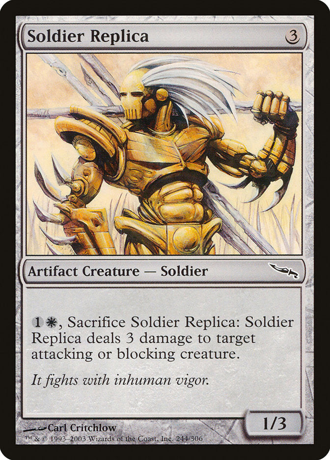 Soldier Replica [Mirrodin] | Boutique FDB TCG