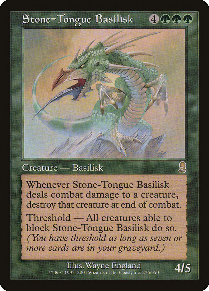 Stone-Tongue Basilisk [Odyssey] | Boutique FDB TCG