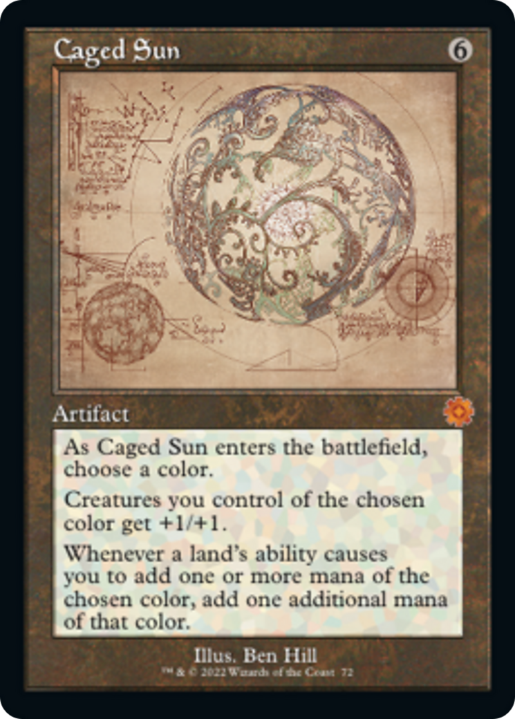 Caged Sun (Retro Schematic) [The Brothers' War Retro Artifacts] | Boutique FDB TCG