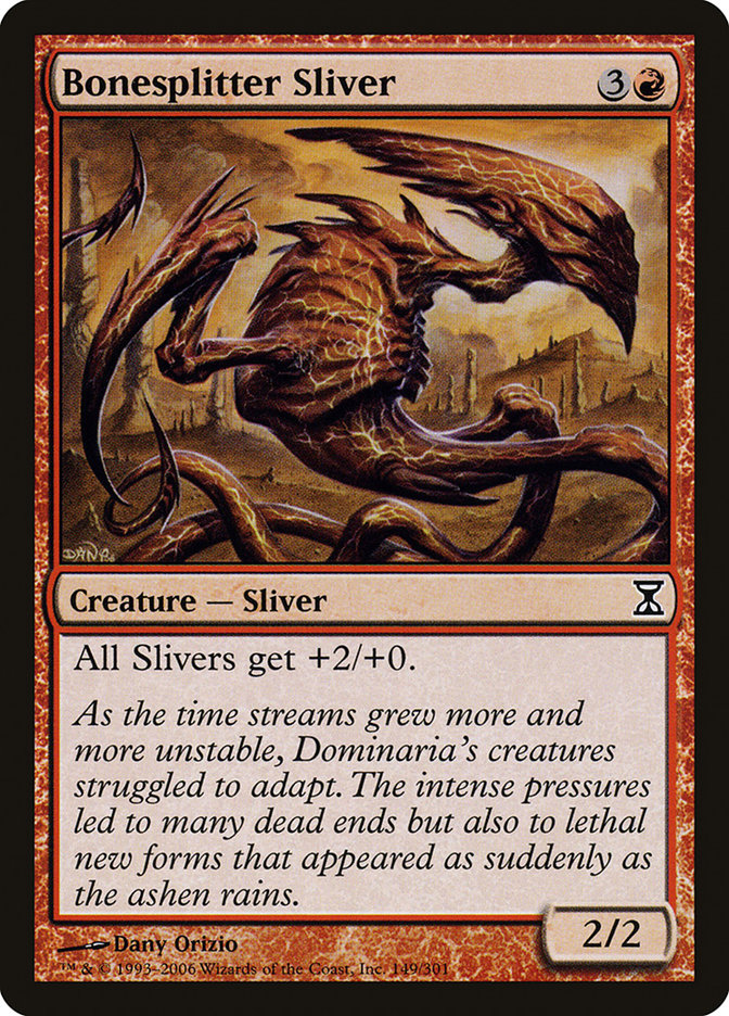 Bonesplitter Sliver [Time Spiral] | Boutique FDB TCG