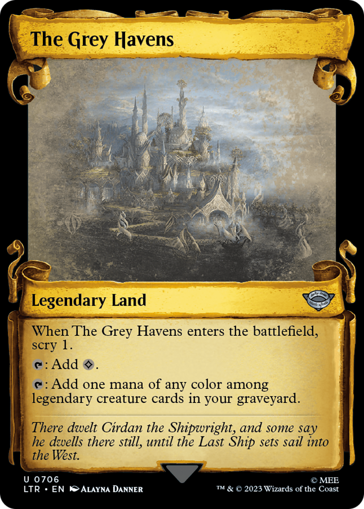 The Grey Havens [The Lord of the Rings: Tales of Middle-Earth Showcase Scrolls] | Boutique FDB TCG