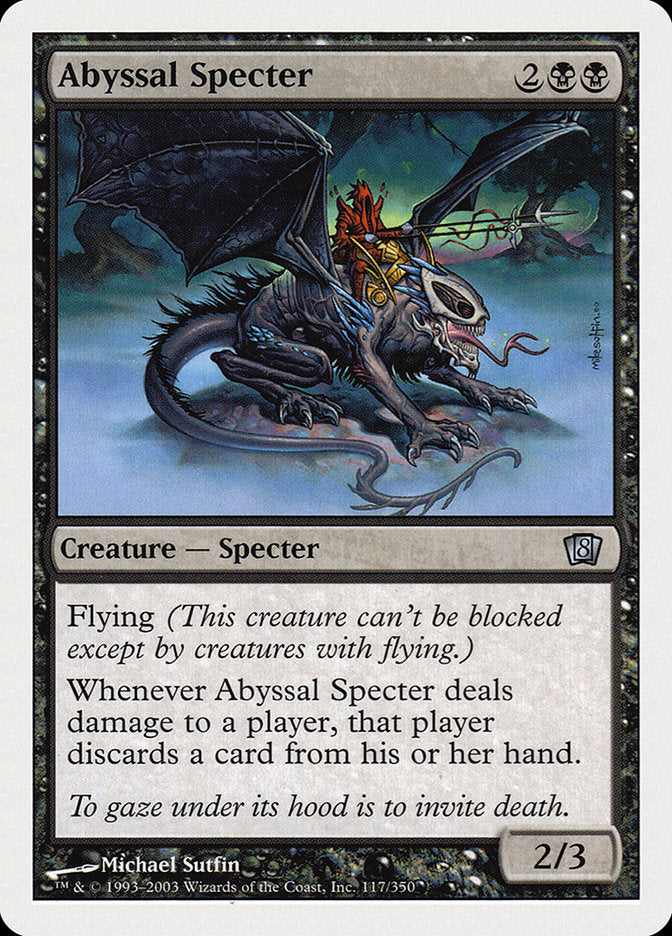 Abyssal Specter [Eighth Edition] | Boutique FDB TCG