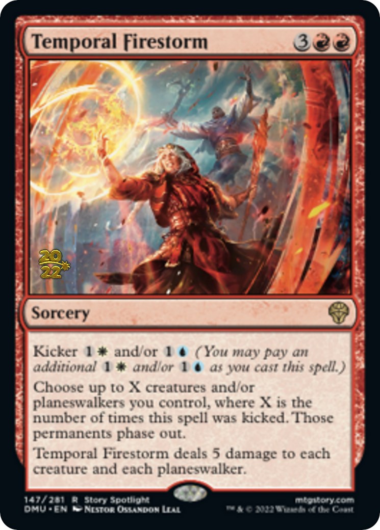 Temporal Firestorm [Dominaria United Prerelease Promos] | Boutique FDB TCG