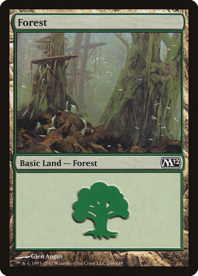 Forest (246) [Magic 2012] | Boutique FDB TCG
