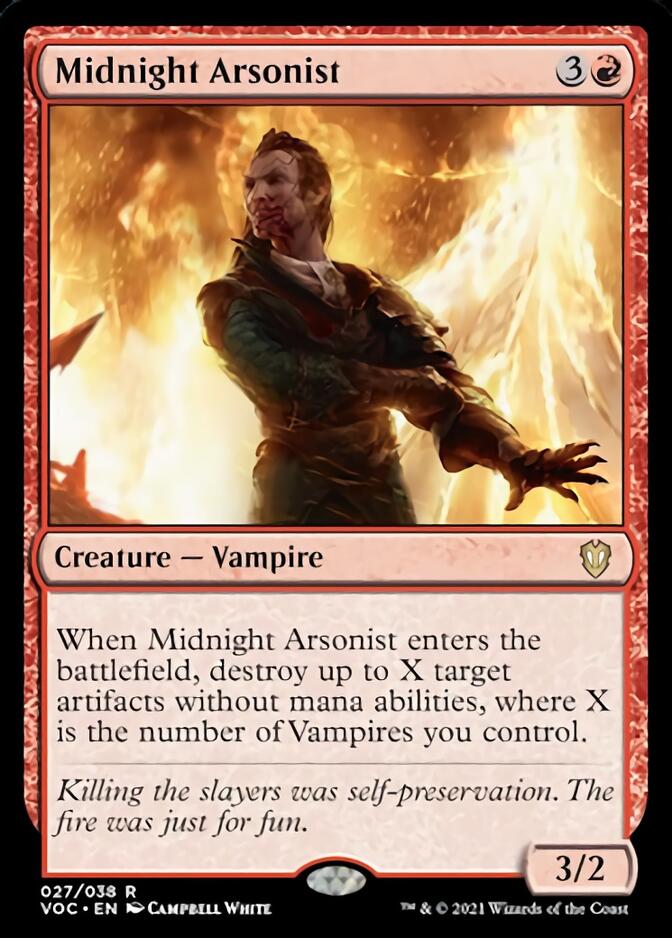 Midnight Arsonist [Innistrad: Crimson Vow Commander] | Boutique FDB TCG