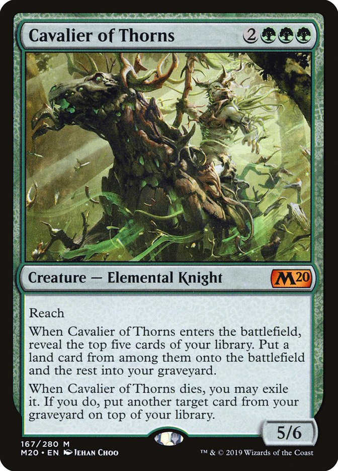Cavalier of Thorns [Core Set 2020] | Boutique FDB TCG