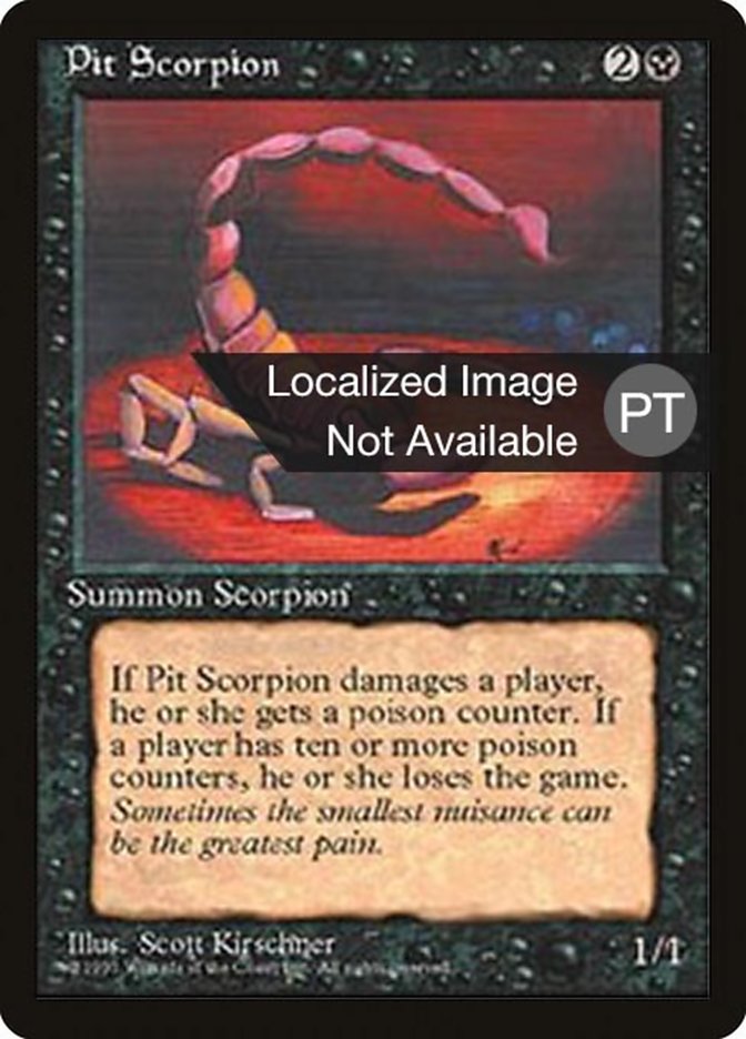 Pit Scorpion [Fourth Edition (Foreign Black Border)] | Boutique FDB TCG