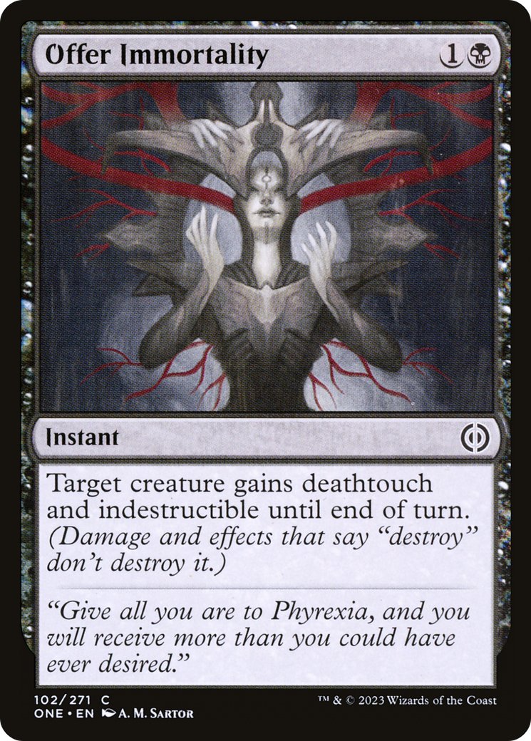 Offer Immortality [Phyrexia: All Will Be One] | Boutique FDB TCG