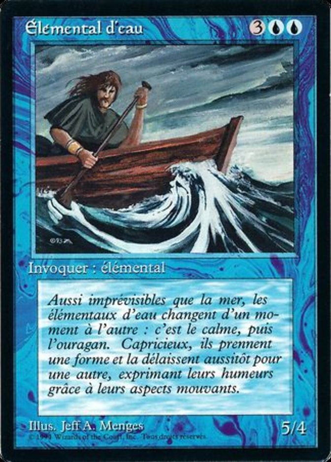 Water Elemental [Foreign Black Border] | Boutique FDB TCG