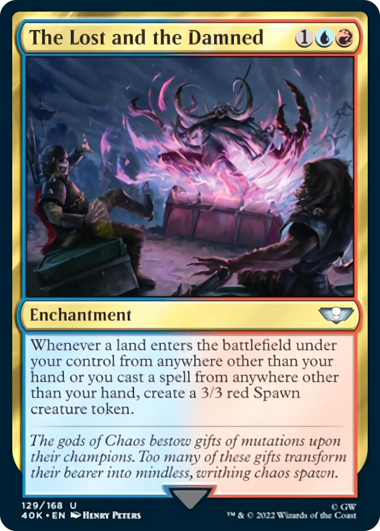 The Lost and the Damned (Surge Foil) [Warhammer 40,000] | Boutique FDB TCG