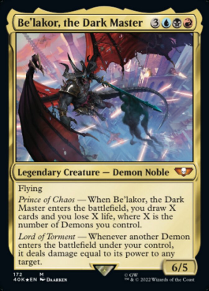 Be'lakor, the Dark Master [Warhammer 40,000] | Boutique FDB TCG