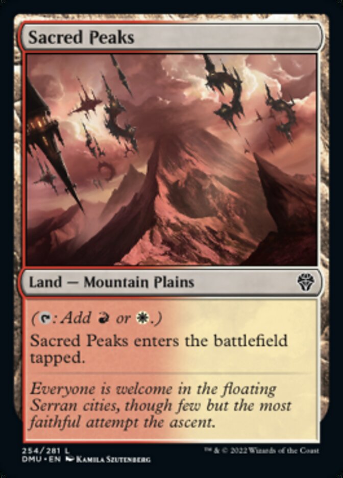 Sacred Peaks [Dominaria United] | Boutique FDB TCG