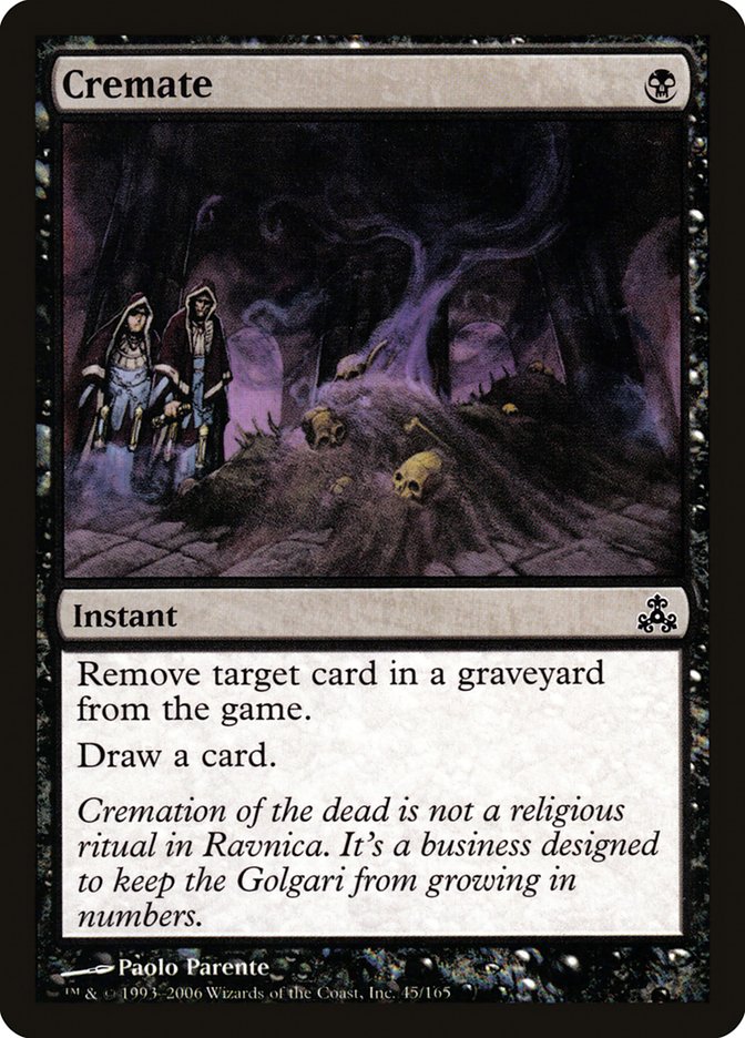 Cremate [Guildpact] | Boutique FDB TCG