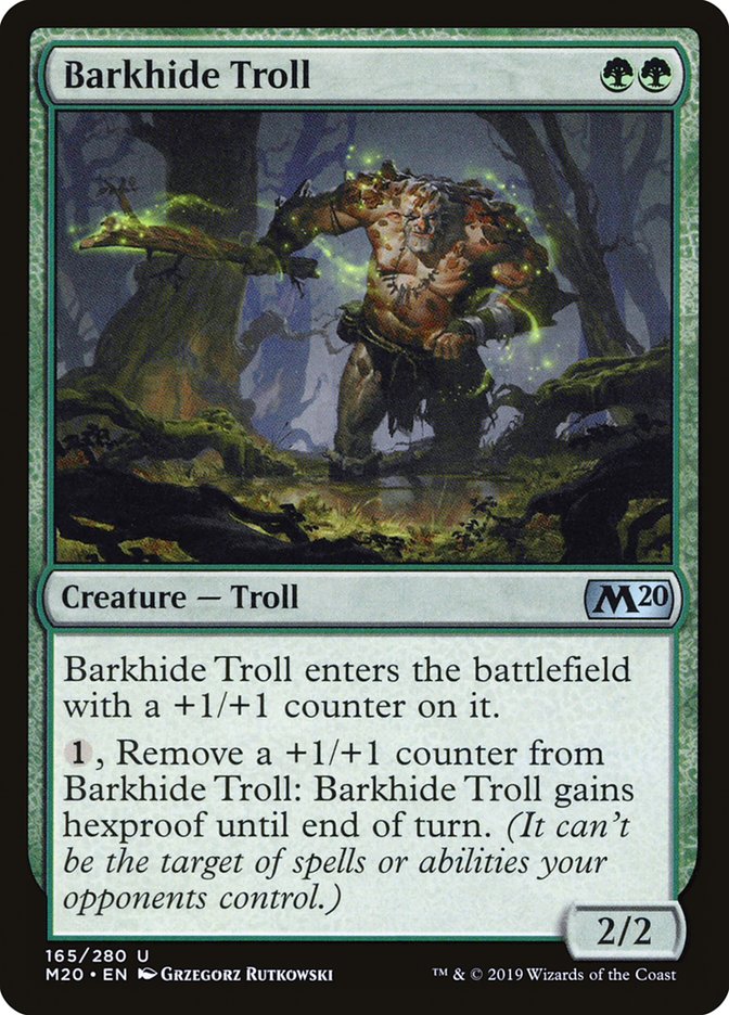 Barkhide Troll [Core Set 2020] | Boutique FDB TCG