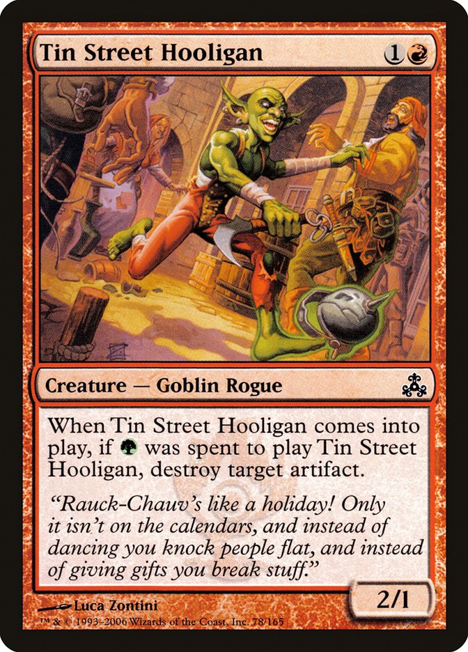 Tin Street Hooligan [Guildpact] | Boutique FDB TCG