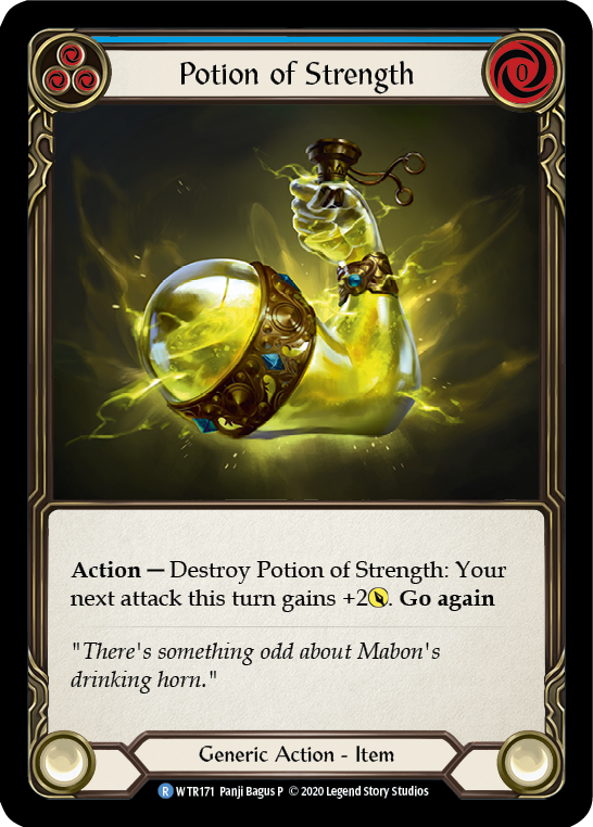 Potion of Strength [U-WTR171] (Welcome to Rathe Unlimited)  Unlimited Rainbow Foil | Boutique FDB TCG