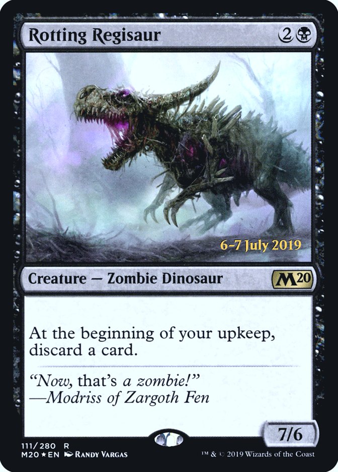 Rotting Regisaur [Core Set 2020 Prerelease Promos] | Boutique FDB TCG