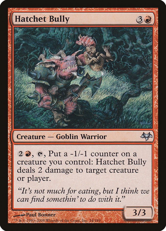 Hatchet Bully [Eventide] | Boutique FDB TCG