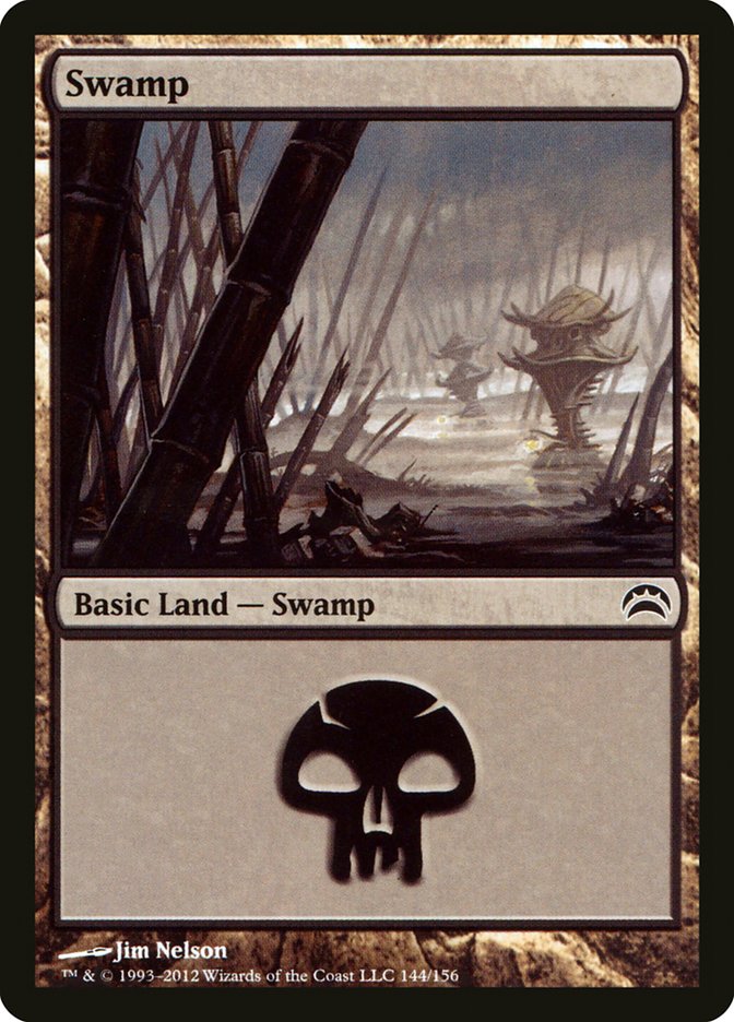 Swamp (144) [Planechase 2012] | Boutique FDB TCG