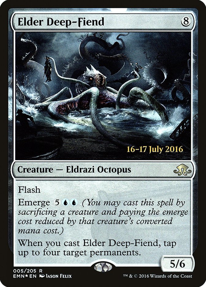 Elder Deep-Fiend [Eldritch Moon Prerelease Promos] | Boutique FDB TCG