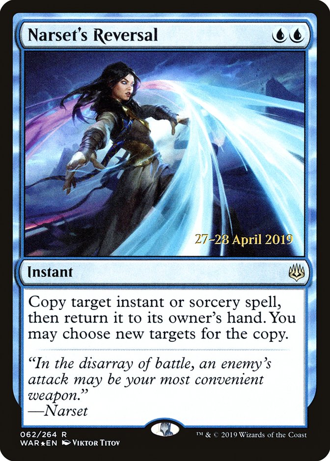 Narset's Reversal [War of the Spark Prerelease Promos] | Boutique FDB TCG