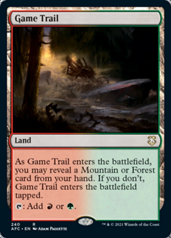 Game Trail [Dungeons & Dragons: Adventures in the Forgotten Realms Commander] | Boutique FDB TCG