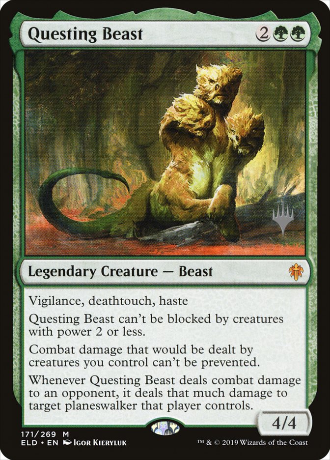 Questing Beast (Promo Pack) [Throne of Eldraine Promos] | Boutique FDB TCG