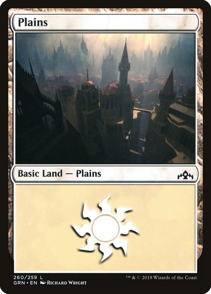 Plains (260) [Guilds of Ravnica] | Boutique FDB TCG