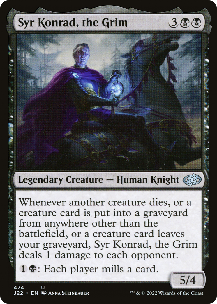 Syr Konrad, the Grim [Jumpstart 2022] | Boutique FDB TCG