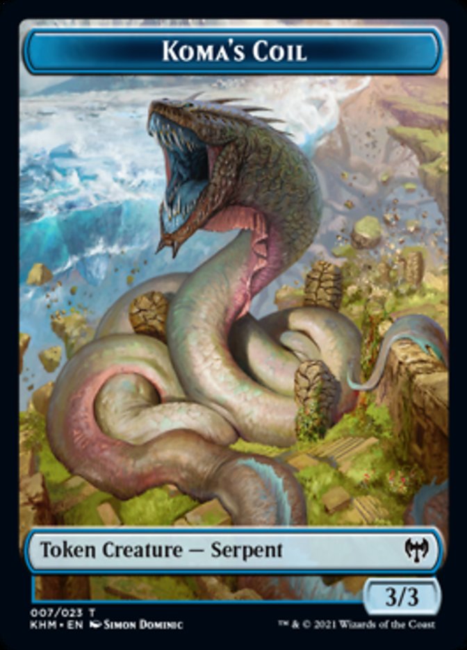 Koma's Coil Token [Kaldheim Tokens] | Boutique FDB TCG