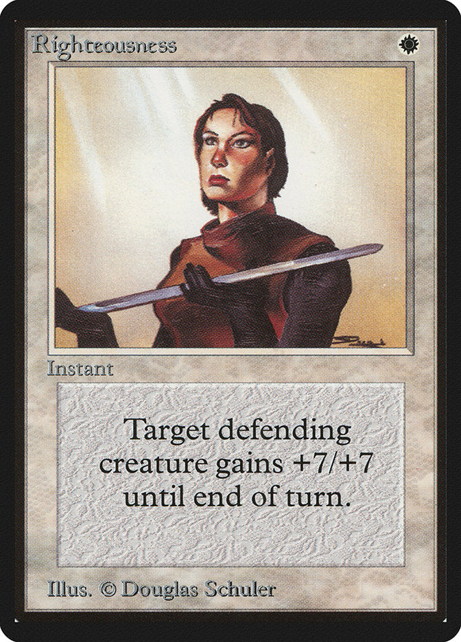 Righteousness [Beta Edition] | Boutique FDB TCG