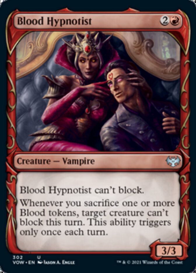 Blood Hypnotist (Showcase Fang Frame) [Innistrad: Crimson Vow] | Boutique FDB TCG