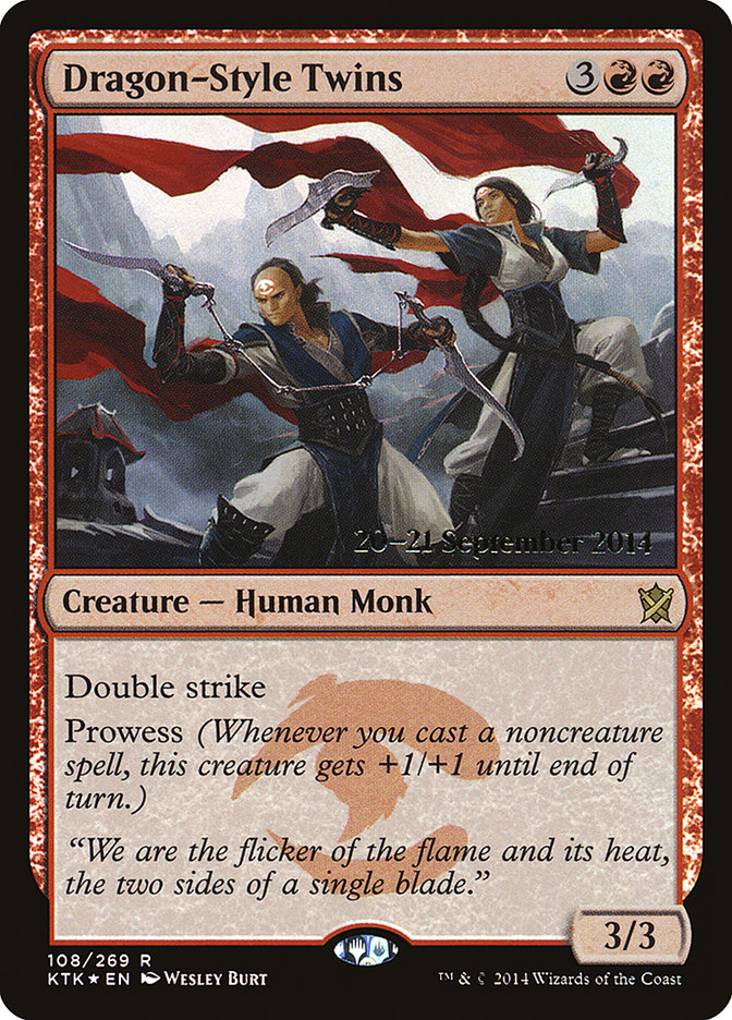 Dragon-Style Twins [Khans of Tarkir Prerelease Promos] | Boutique FDB TCG