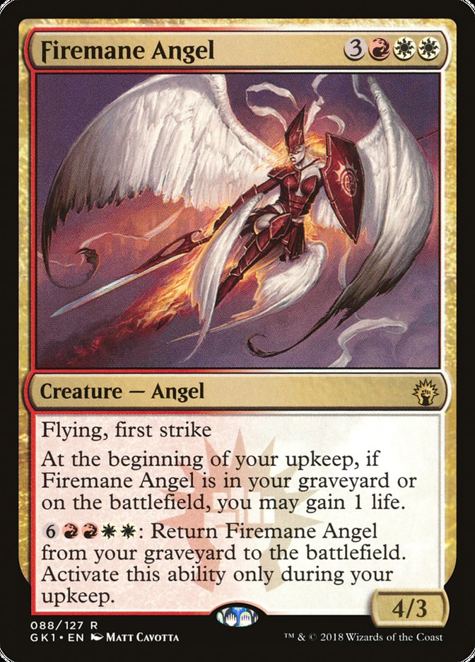 Firemane Angel [Guilds of Ravnica Guild Kit] | Boutique FDB TCG