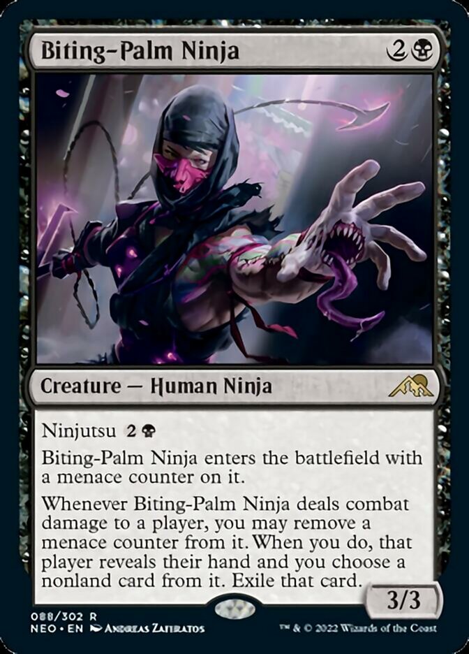 Biting-Palm Ninja [Kamigawa: Neon Dynasty] | Boutique FDB TCG