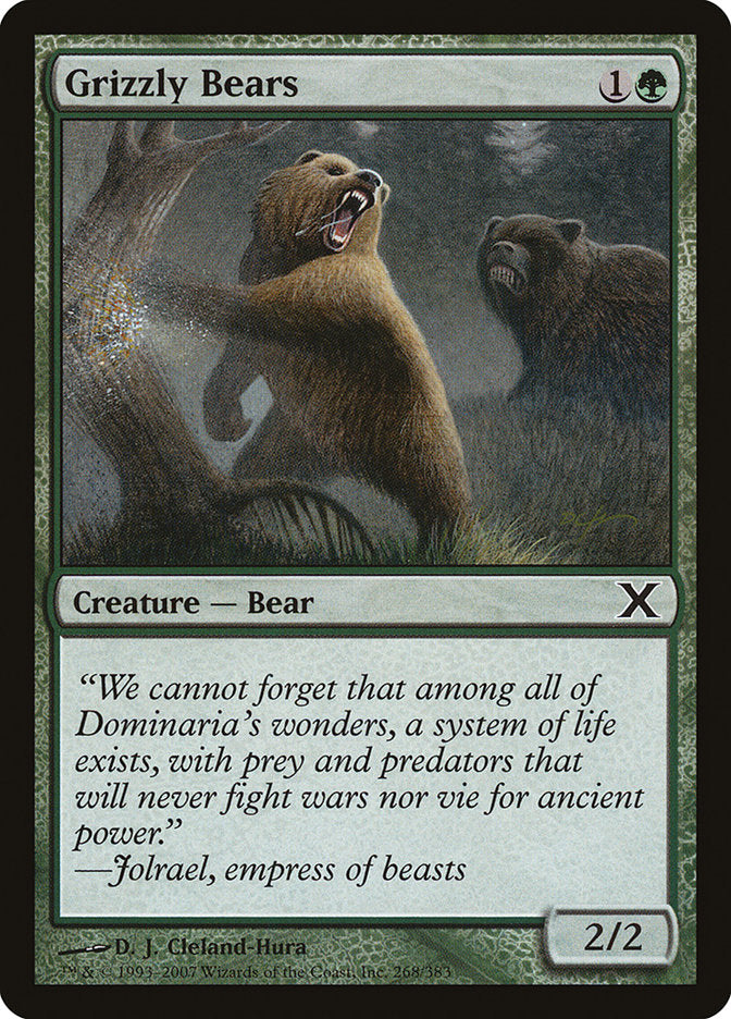 Grizzly Bears [Tenth Edition] | Boutique FDB TCG