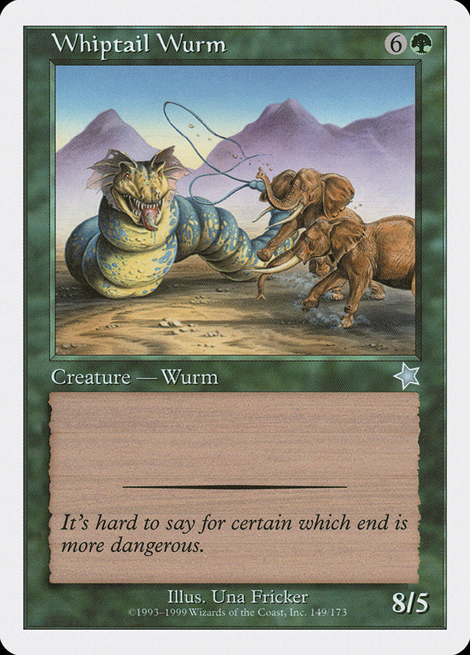 Whiptail Wurm [Starter 1999] | Boutique FDB TCG