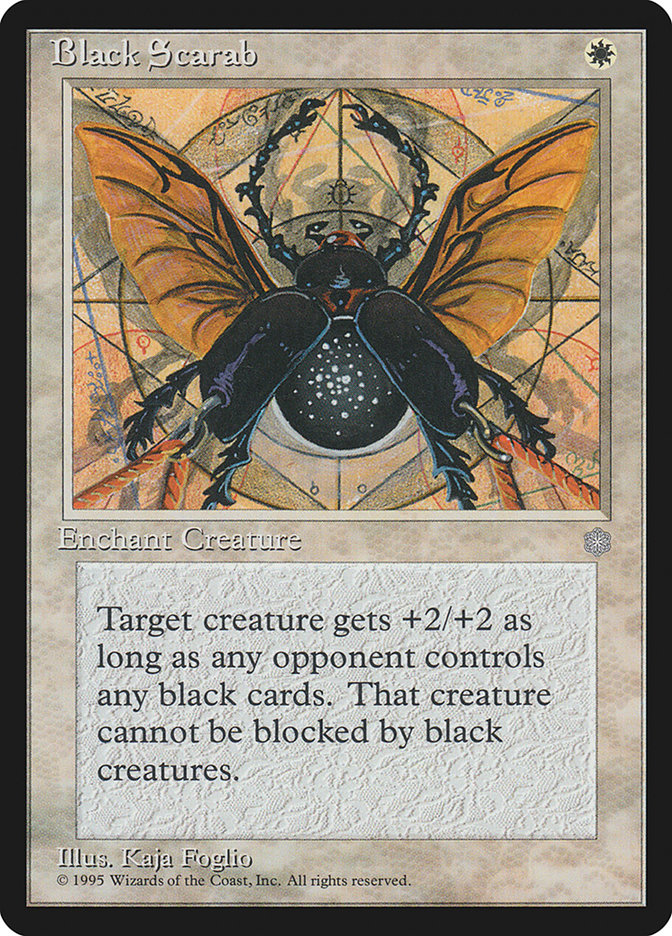 Black Scarab [Ice Age] | Boutique FDB TCG