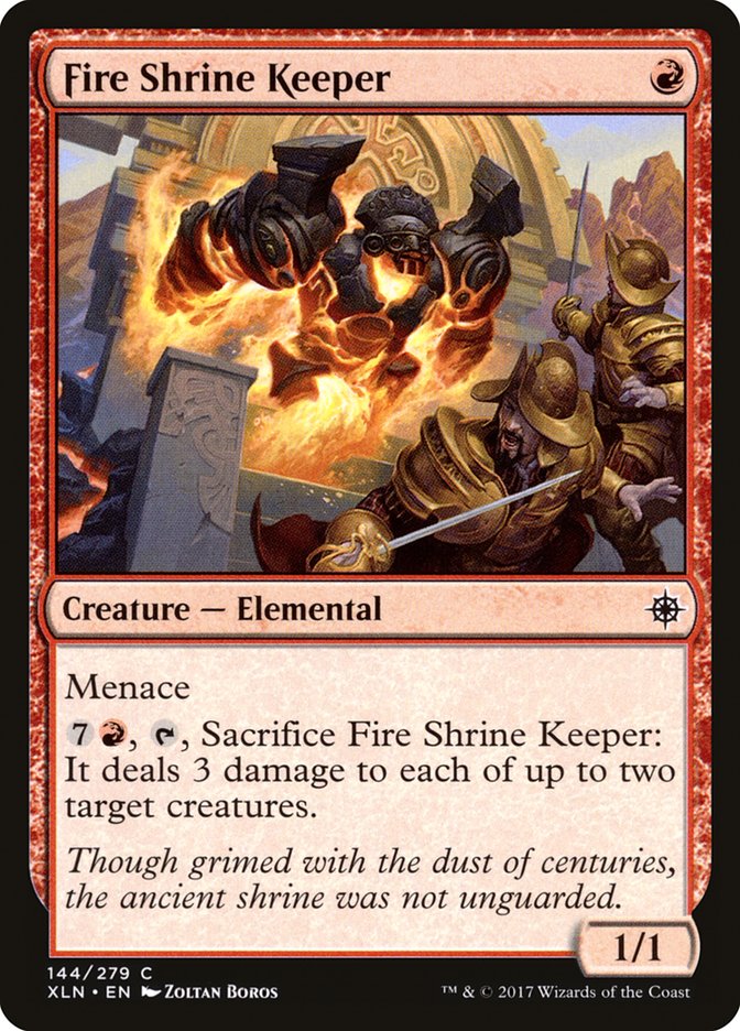 Fire Shrine Keeper [Ixalan] | Boutique FDB TCG