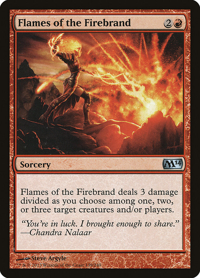 Flames of the Firebrand [Magic 2014] | Boutique FDB TCG