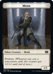 Wrenn and Six Emblem // Monk Double-Sided Token [Double Masters 2022 Tokens] | Boutique FDB TCG