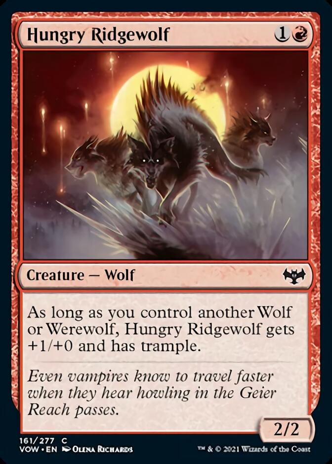 Hungry Ridgewolf [Innistrad: Crimson Vow] | Boutique FDB TCG